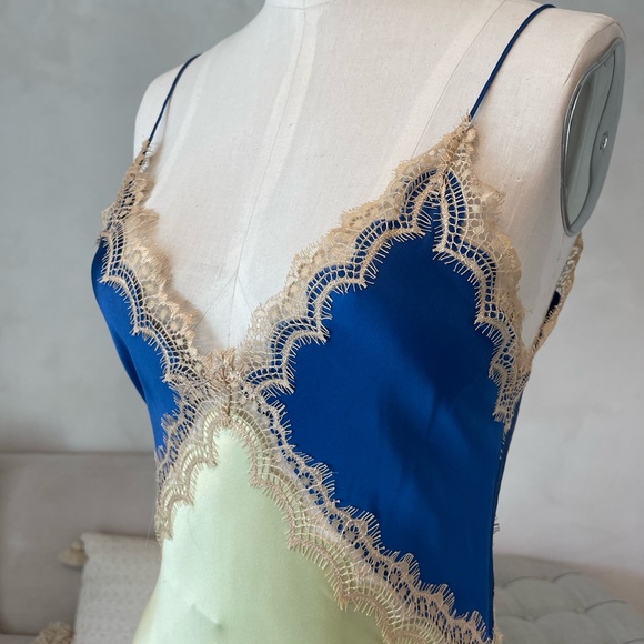 GINIA XS COLOR BLOCK SLIP DRESS - Picture 4 of 12